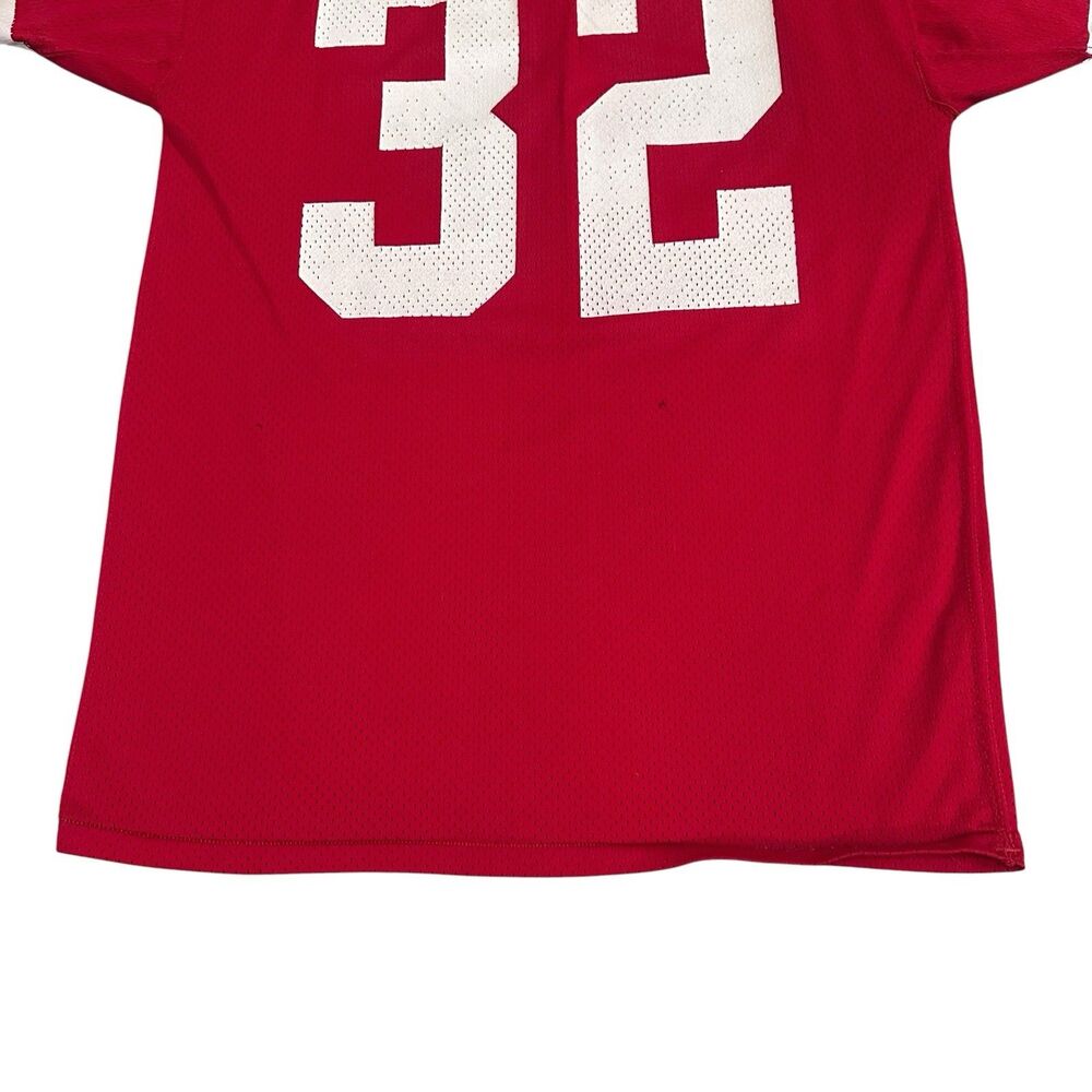 Vintage 80s Sand Knit Pro Action San Francisco 49ers #32 Jersey USA Mens L - Picture 8 of 11